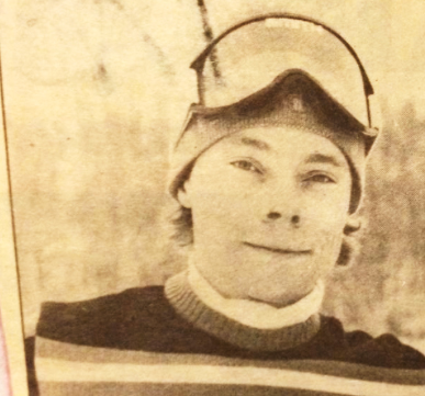 Thomas Karlsson 1982 vinnare av Silverskidan i Ö-vik